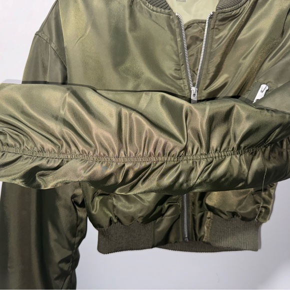 NWOT Garage Bomber Jacket - Picture 5 of 6